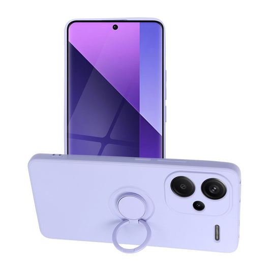 silikónový obal s prsteňom pre XIAOMI Redmi Note 13 Pro Plus 5G violet