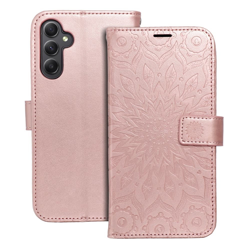 MEZZO knižkový obal pre SAMSUNG A34 5G mandala rose zlatý