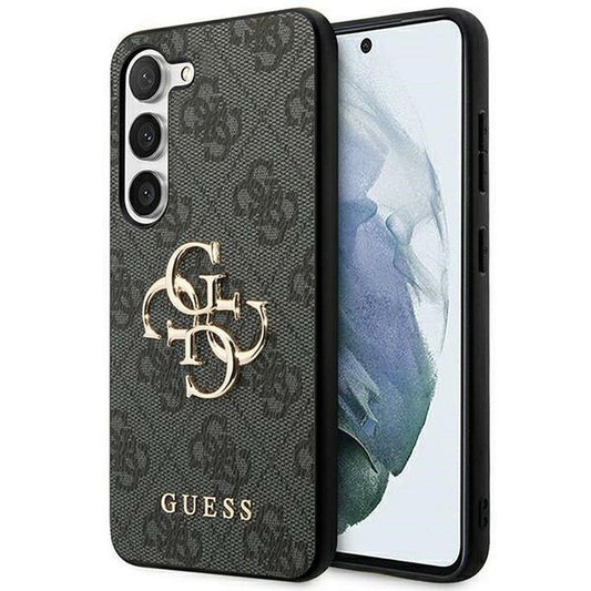 GUESS obal pre SAMSUNG A55 GUHCSA554GMGGR (PU Big 4G Metal Logo) čierny