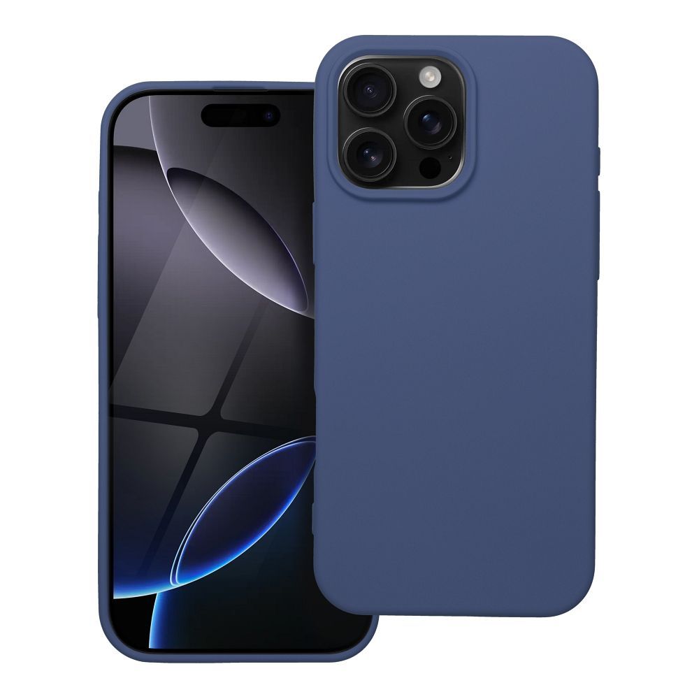 silikónový obal pre iPhone 16 Pro Max modrý