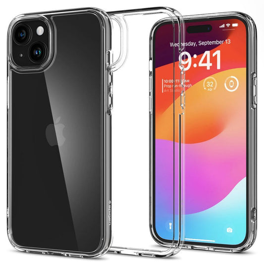 SPIGEN obal ULTRA HYBRID pre iPhone 15 priehľadný