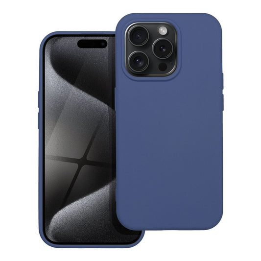 silikónový obal pre iPhone 15 Pro modrý