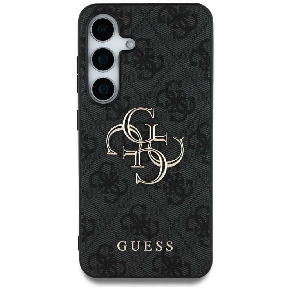 GUESS obal pre SAMSUNG S25 Ultra GUHCS25L4GMGGR (4G PU Big Logo) čierny