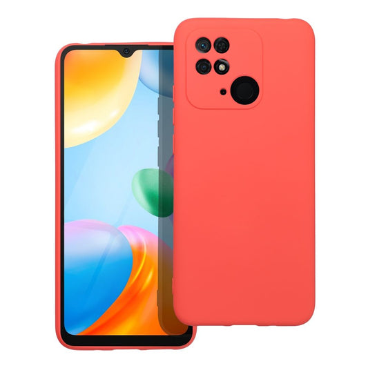 silikónový obal pre XIAOMI Redmi 10C peach