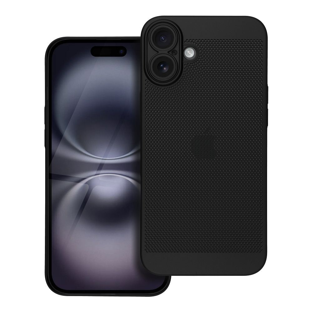 odľahčený obal pre iPhone 16 Plus čierny