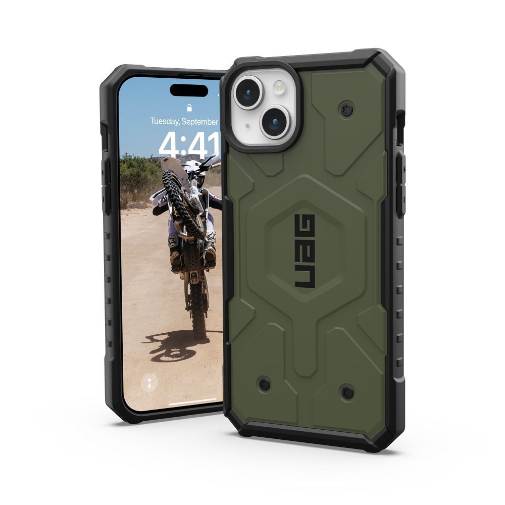 UAG Urban Armor Gear obal PATHFINDER s funkciou MagSafe pre iPhone 15 Plus olive