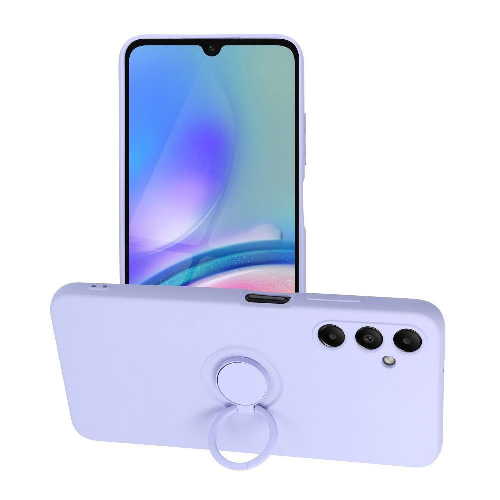 silikónový obal s prsteňom pre SAMSUNG A05S violet