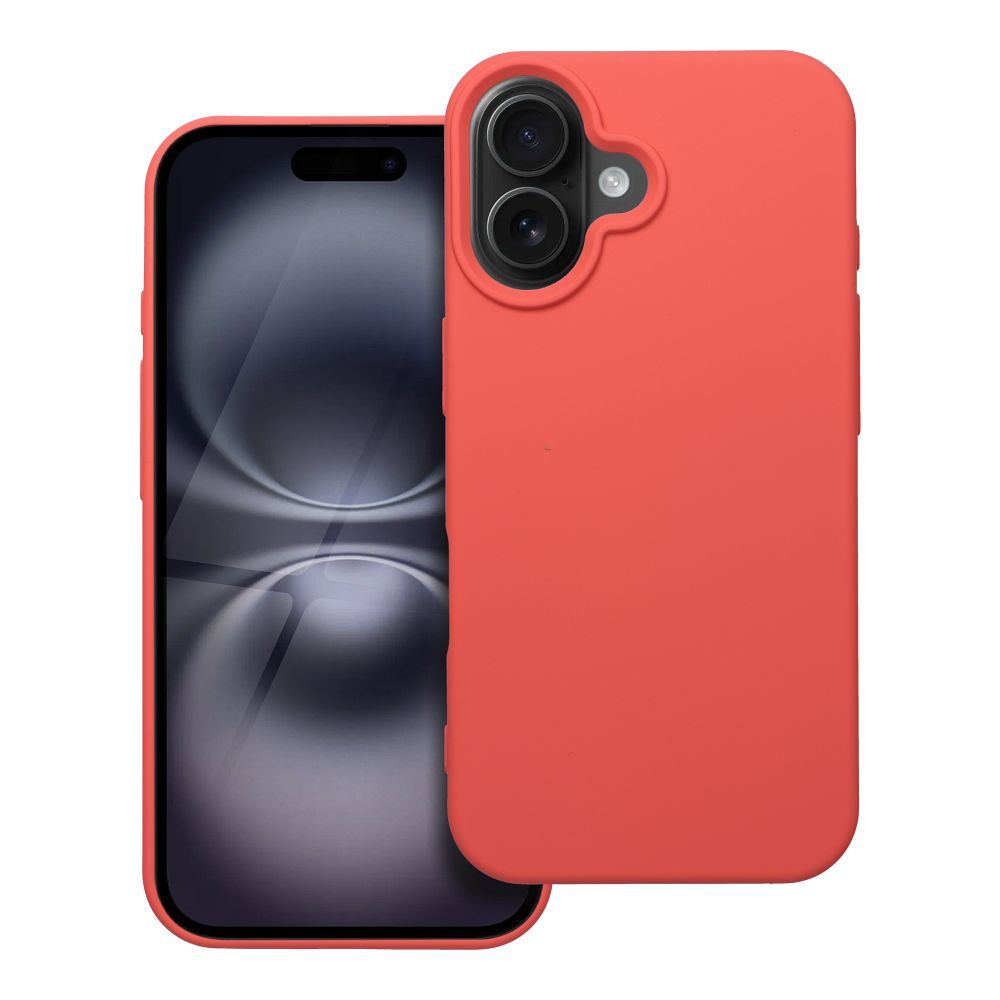 silikónový obal pre iPhone 16 peach