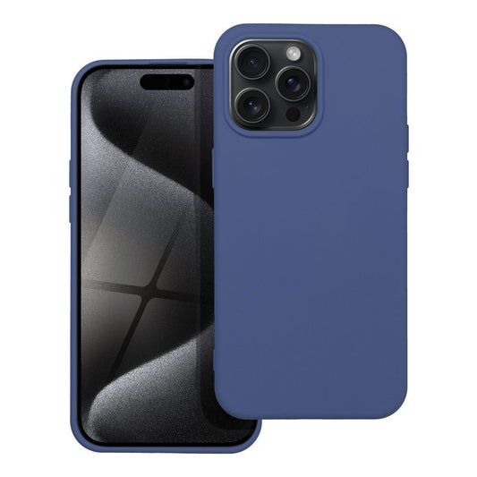 silikónový obal pre iPhone 15 Pro Max modrý