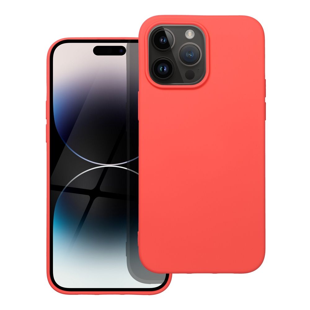 silikónový obal pre iPhone 14 Pro Max peach