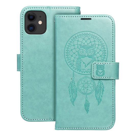 MEZZO knižkový obal pre iPhone 11 dreamcatcher zelný