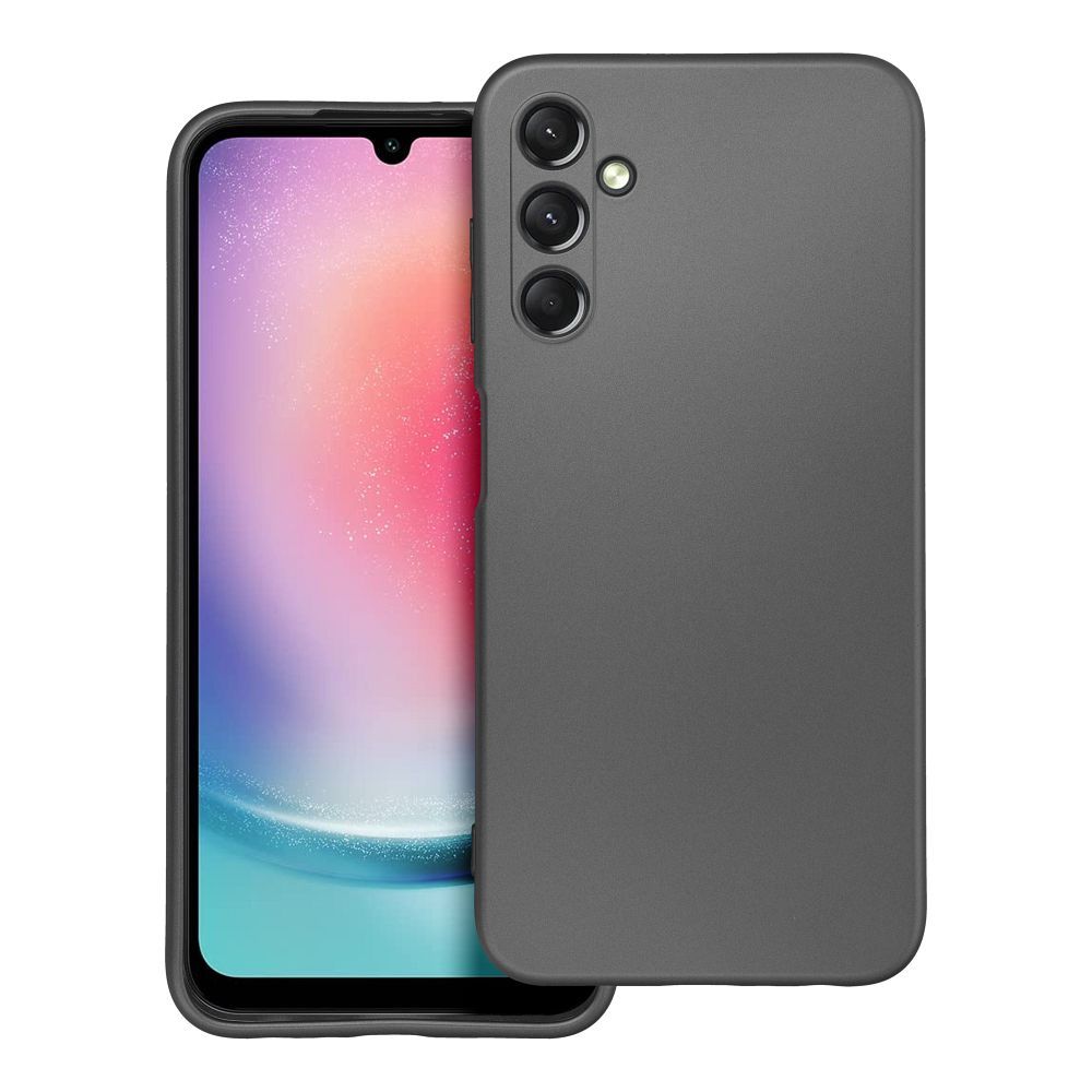 metalický obal pre SAMSUNG A25 5G sivý