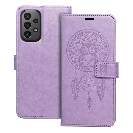 MEZZO knižkový obal pre SAMSUNG A23 5G dreamcatcher fialový