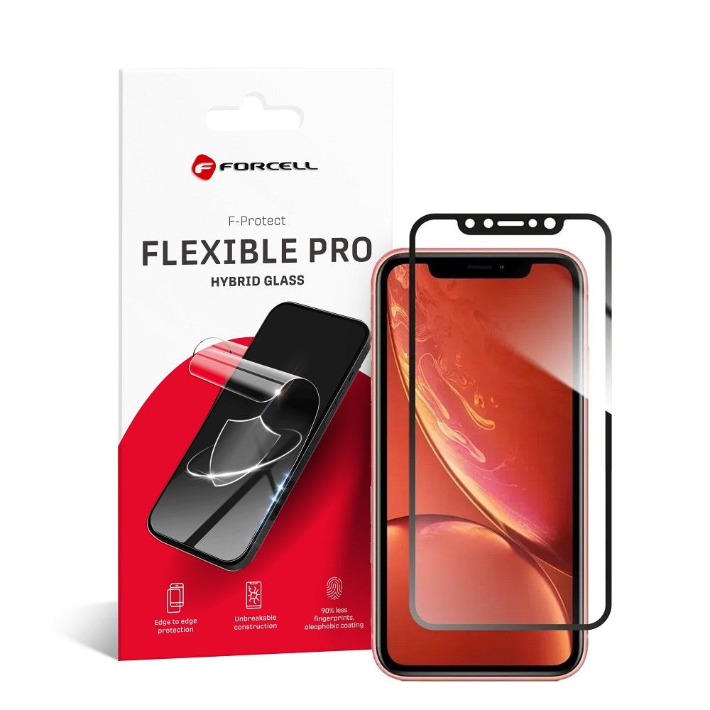 flexibilné nano sklo pre iPhone Xr/11 čierny