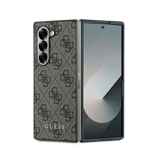 GUESS obal pre SAMSUNG Z Fold 6 GUHCZFD6GF4GBR (HC PU 4G Charm) hnedý