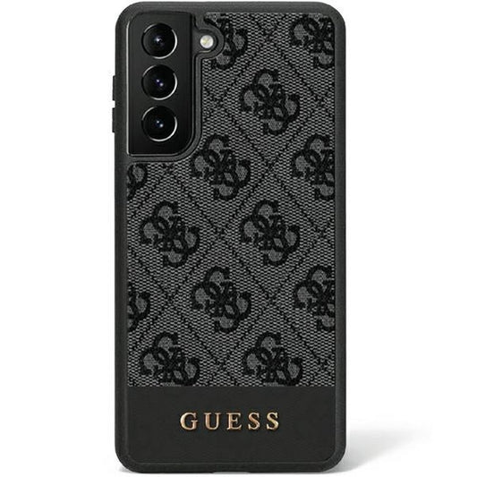 GUESS obal pre SAMSUNG S23 Ultra GUHCS23LG4GLGR (4G Bottom Stripe) čierny