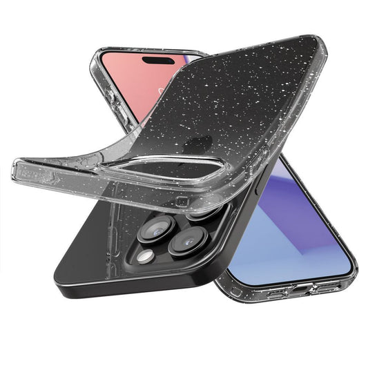 SPIGEN obal LIQUID CRYSTAL pre iPhone 15 Pro glitter crystal