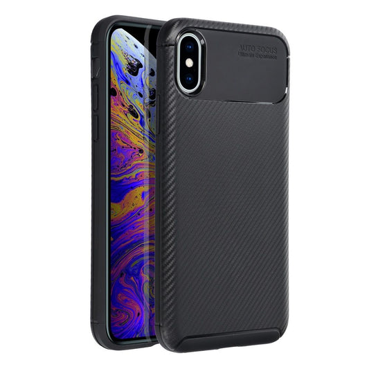 karbónový obal premium pre iPhone X / XS čierny