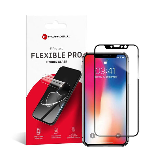 flexibilné nano sklo pre iPhone X/Xs čierny