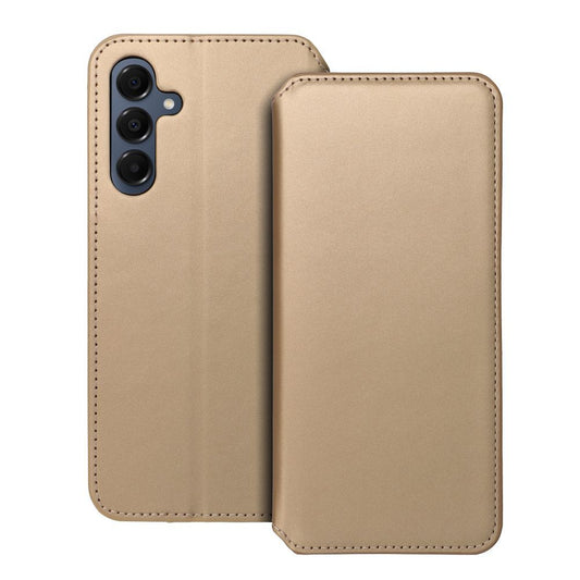 DUAL POCKET knižkový obal pre SAMSUNG A16 zlatý