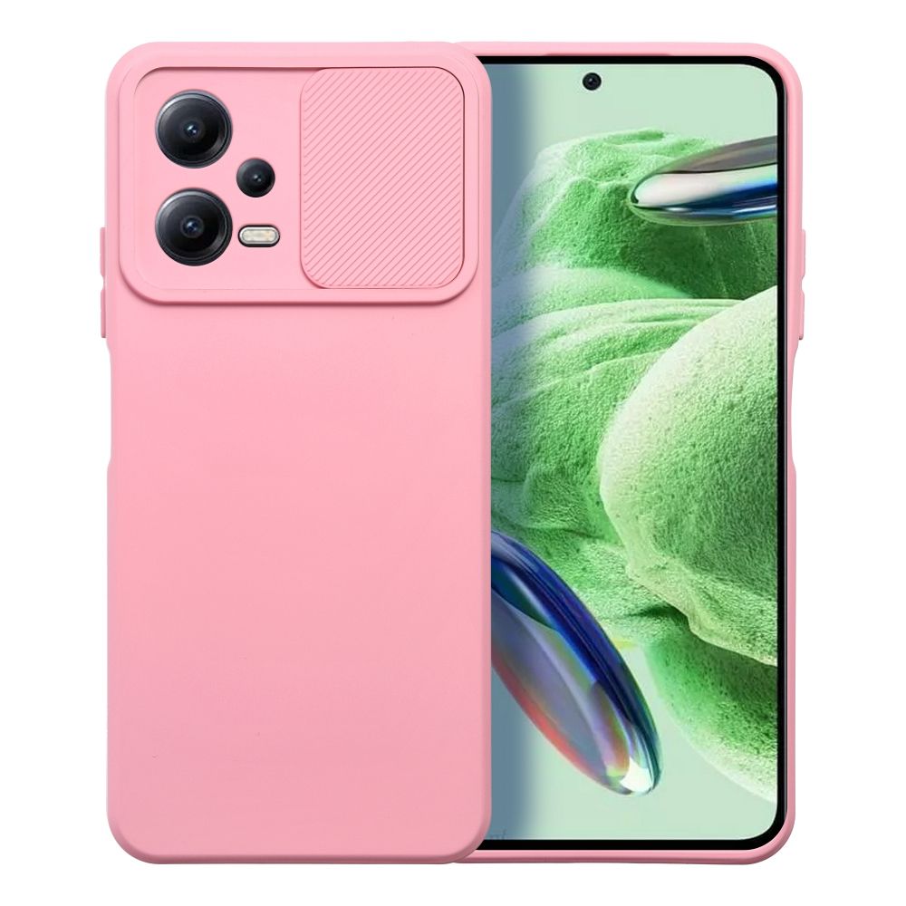 SLIDE obal pre XIAOMI Redmi Note 12 5G svetlo ružový