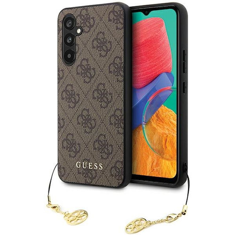 GUESS obal pre SAMSUNG S23 FE GUHCS23FEGF4GBR (4G Charm) hnedý