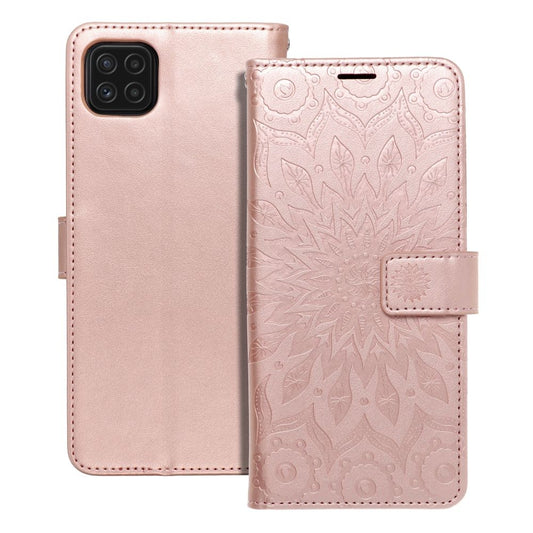 MEZZO knižkový obal pre SAMSUNG A22 5G mandala rose zlatý