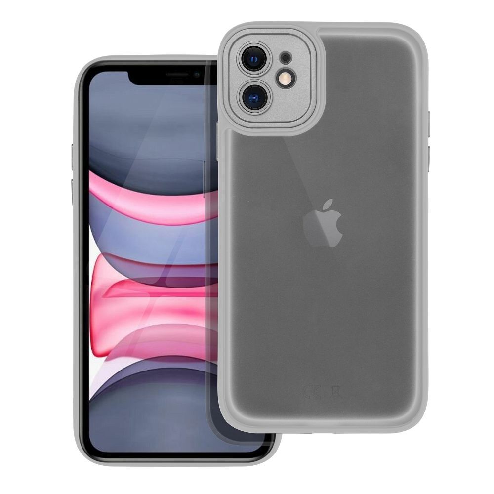 polopriehľadný obal pre iPhone 11 steel