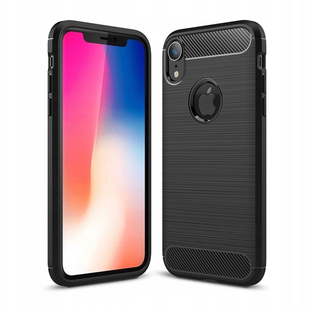 karbónový obal pre iPhone XR čierny