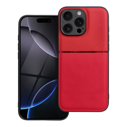 elegantný obal pre iPhone 16 Pro Max červený