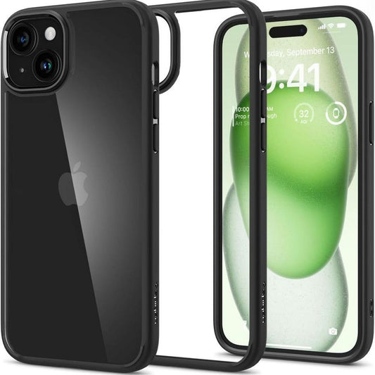 SPIGEN obal ULTRA HYBRID pre iPhone 15 Plus matte čierny