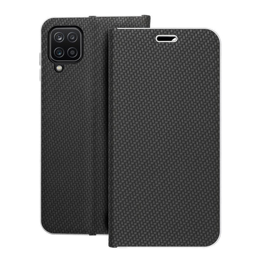 knižkový obal Carbon pre SAMSUNG A12 / M12 čierny