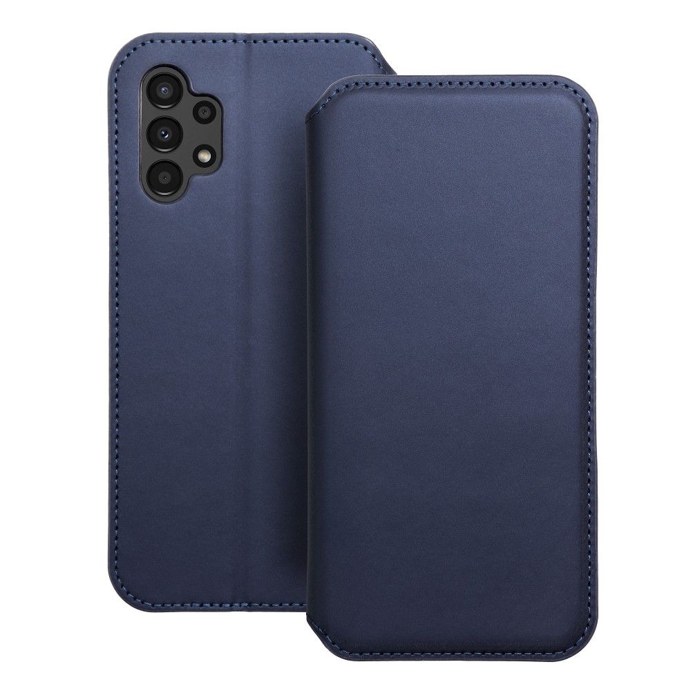 DUAL POCKET knižkový obal pre SAMSUNG A13 4G námornícky