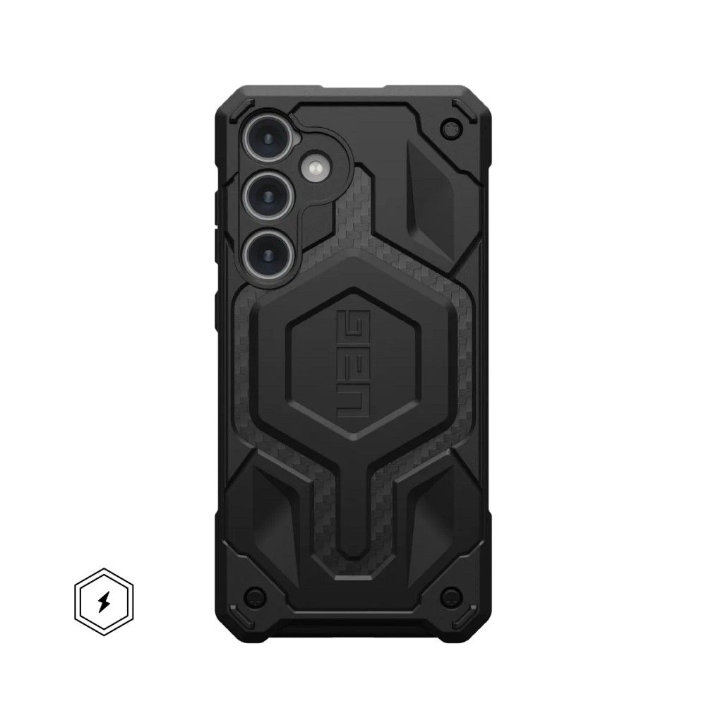 UAG Urban Armor Gear obal MONARCH PRO with built-in magnet pre SAMSUNG S24 Plus 5G carbon fiber