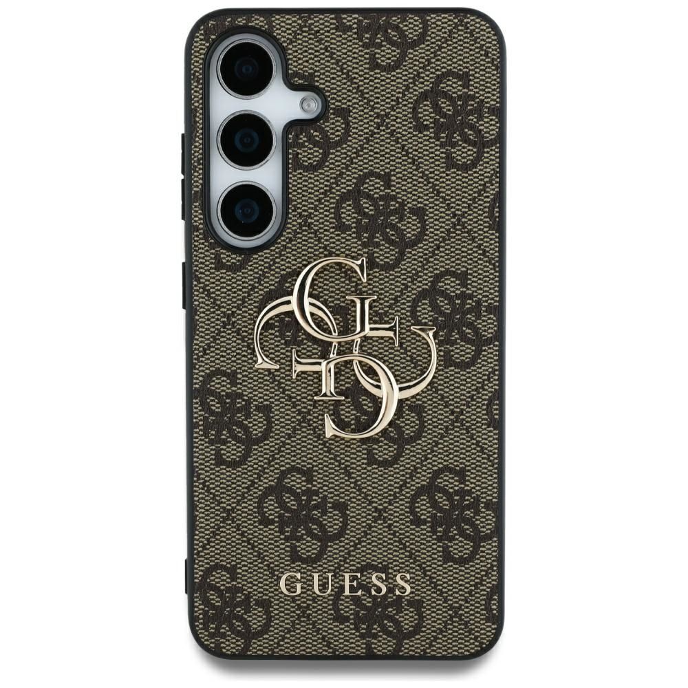 GUESS obal pre SAMSUNG S25 Ultra GUHCS25L4GMGBR (4G PU Big Logo) hnedý