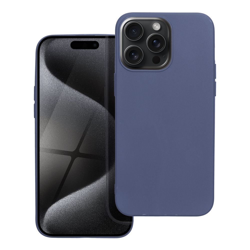 matný obal pre iPhone 15 Pro Max modrý